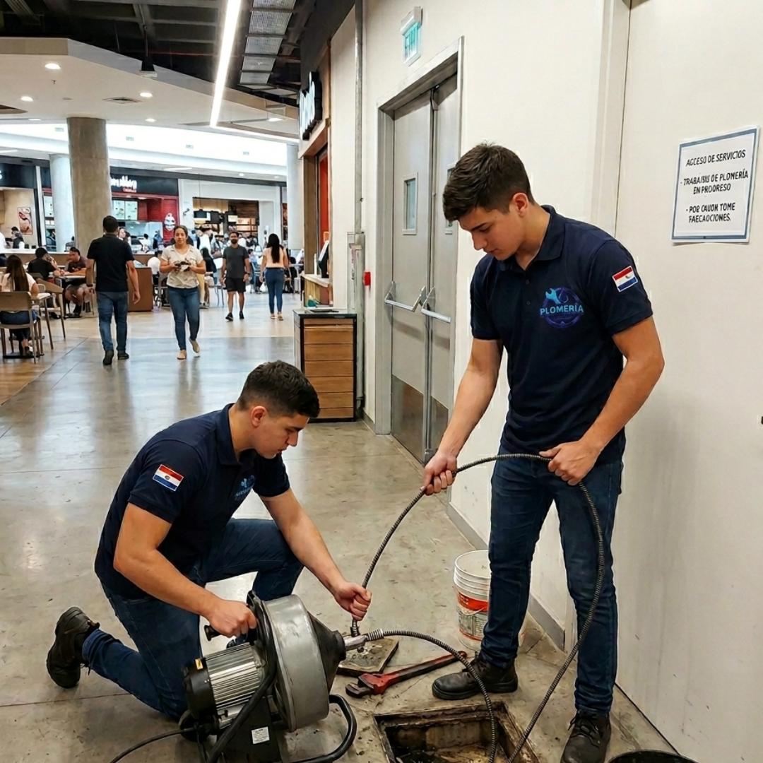 El Reto de la Grasa y el Plástico: Cómo Solucionamos una Obstrucción Crítica en un Shopping de Asunción 1 18FAAB4D 8003 4F20 BB24 D38C0C822A1C 1